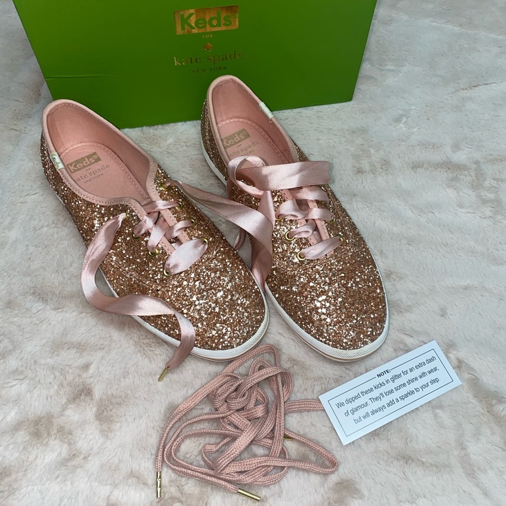 KS Rose Gold Glitter Shoes